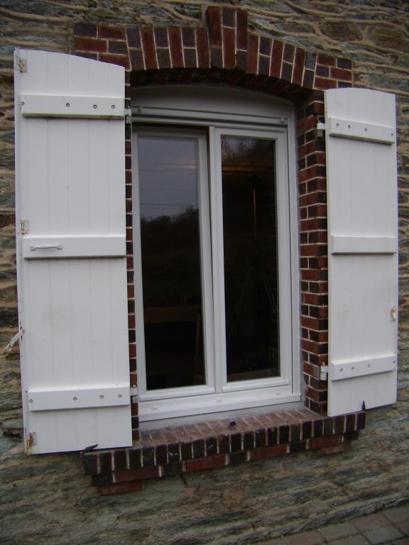 Fentre 2 vantaux oscillo-battante PVC Blanc