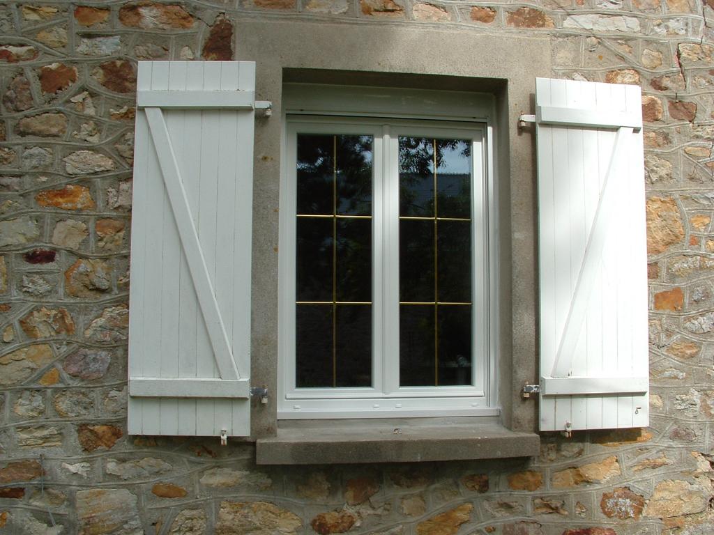 Fentre 2 vantaux PVC Blanc